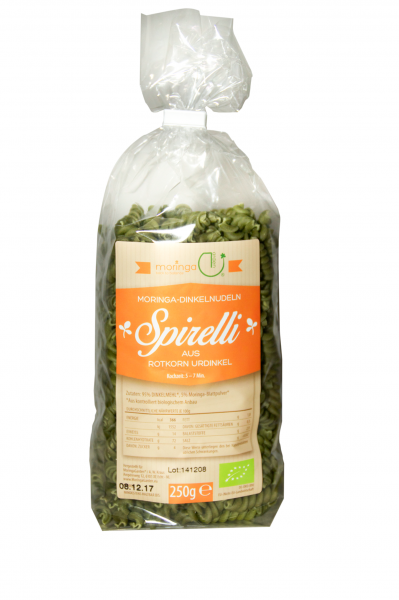 Ur-Dinkel Spirelli mit Moringa