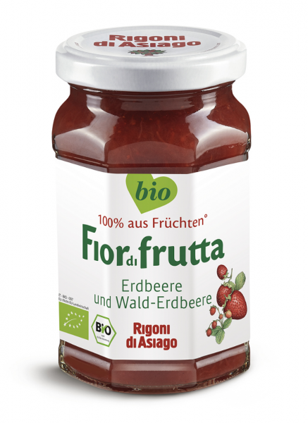 Fruchtaufstrich Erdbeere und Wald-Erdbeere bio